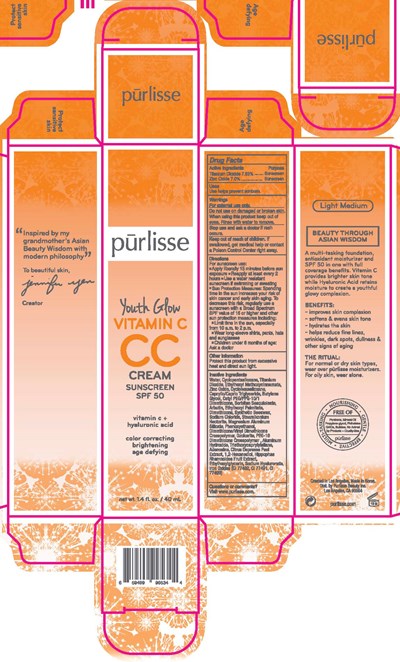 Youth Glow Vitamin C Cc Cream Spf 50 (Light Medium)
